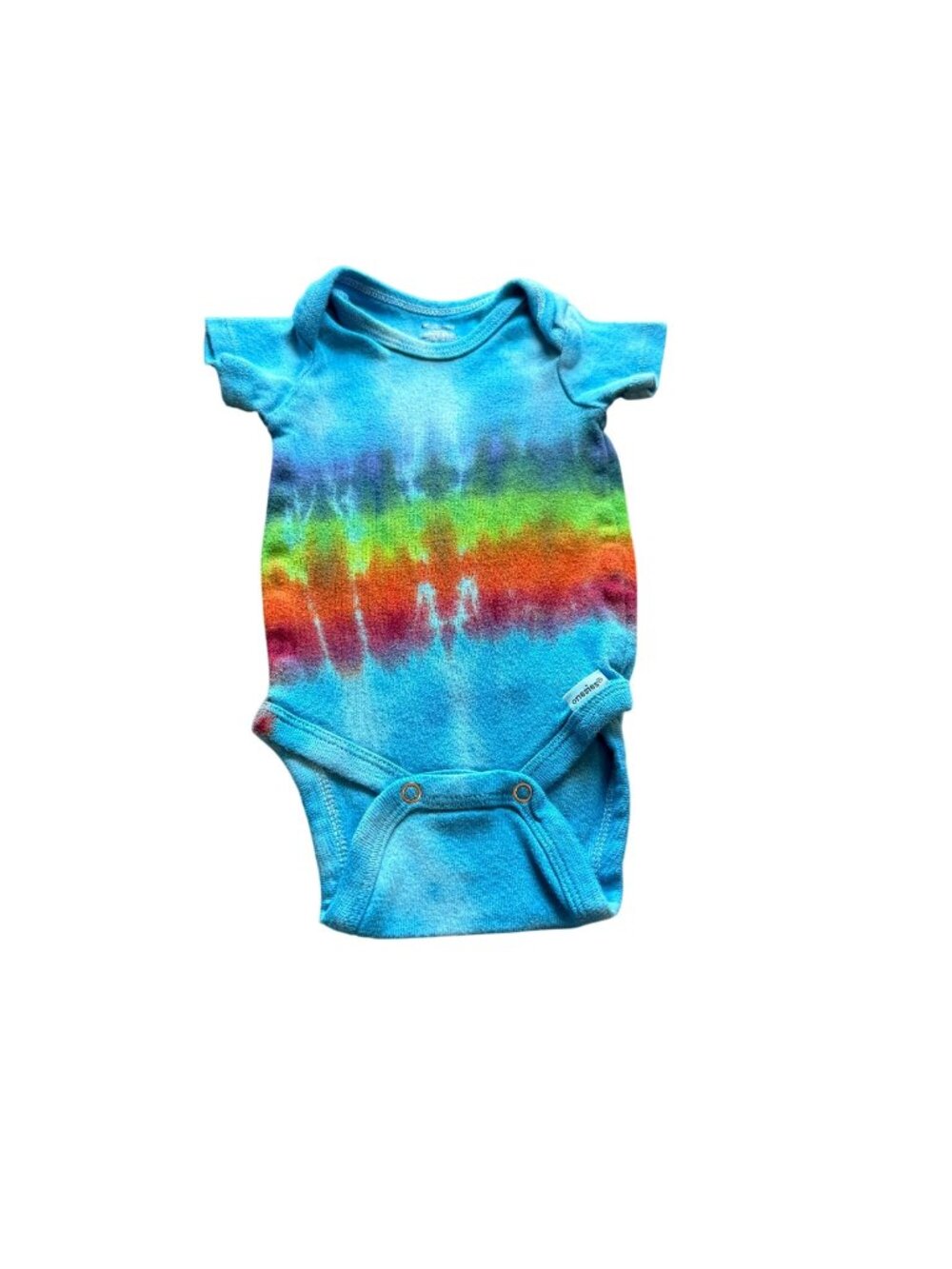 Tie Dyed Onesie || 0-3 Months, Upcycled ♻️
